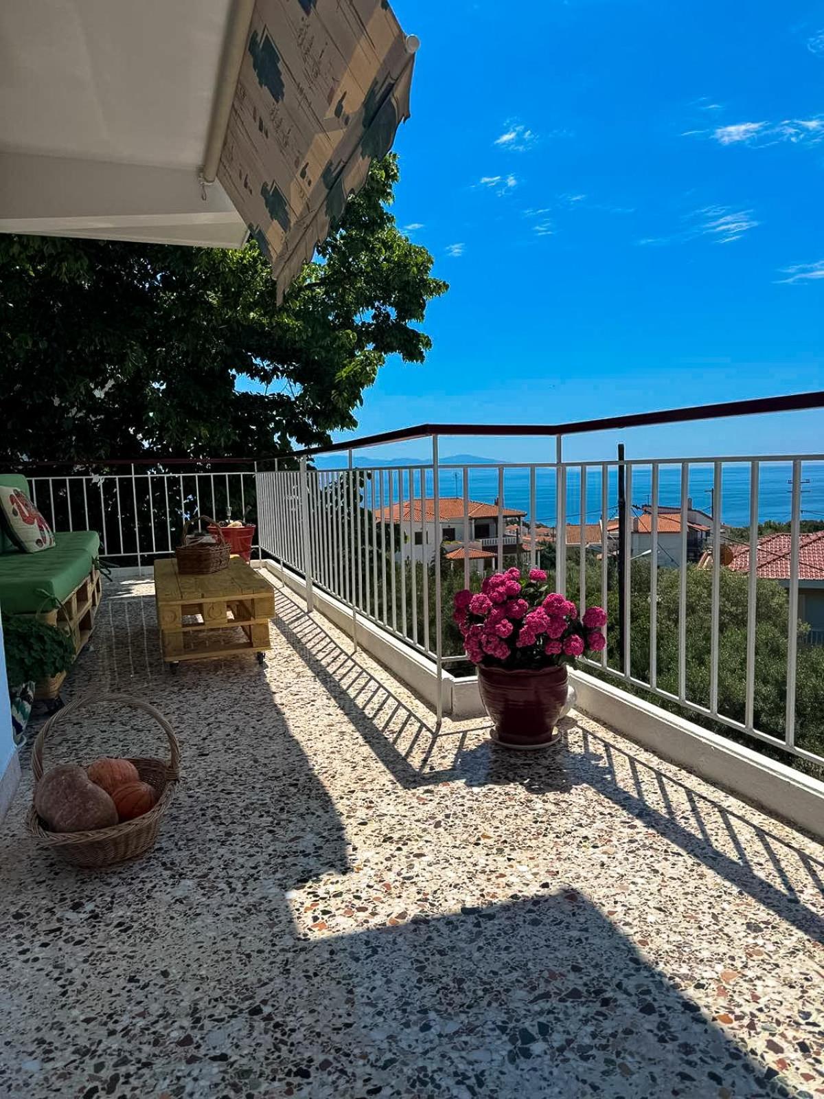 Mimoza'S Sea View Apartment PalaiónTsiflíkion Eksteriør billede