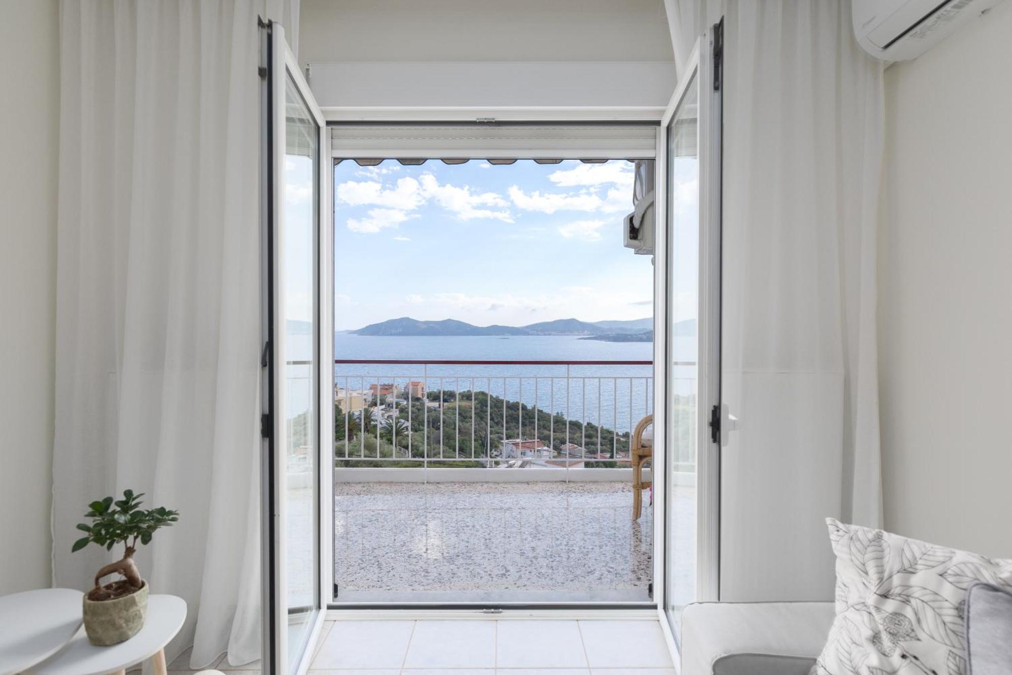Mimoza'S Sea View Apartment PalaiónTsiflíkion Eksteriør billede